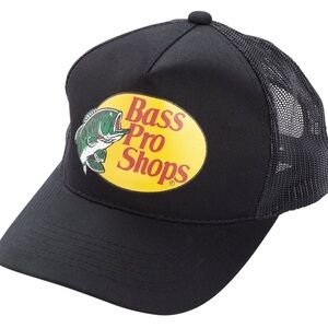 Bass Pro Shops Black and Yellow Mesh Cap